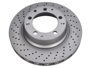 Rotor de disque de frein, arrière. Peinture standard Z. Porsche 911 / 930 (93035204502 & 93035204601) - 460.1510.20, 93035204501, 93035204500, 93035204601, 93035204600, 93035204502, 93035204601, 460.1509.20 - 460.1509.20, 460.1510.20