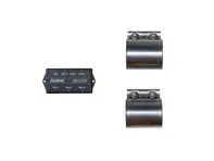 Auspuff-Montagesatz für 976 Panamera Slip-On Line Titan-Auspuffanlage. Porsche 976 Panamera V8 - P-MF1051