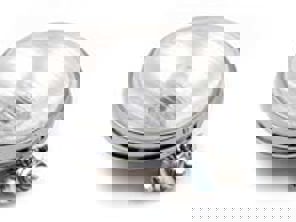 Additional headlamp high beam, Chrome. Porsche 911 1965-73 - 91163112100, 90163112101, 91163112110 - LTG11.1.100, LTG11.1.101, LTG111100, LTG111101