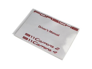 Bestuurdershandleiding voor Porsche 911 (964) Carrera 2/4, MY 91, in het Engels (VK) - WKD96402091