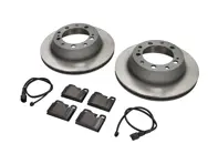 Hintere Bremsbeläge und Bremsscheibenpaket Porsche 928 1978 Sebro - 94435204102, 94435204105, 92835295102, 94435295102, 92861231300, 92861231303