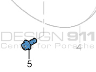 Brake disc cover plate Screw. Porsche Cayenne MKI / MKII - N10572403
