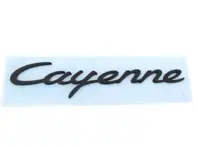CAYENNE-Emblem hinten, schwarz. Porsche 958 Cayenne - 95855967502