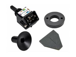 Door Mirror Control Switch Kit. Porsche 911 1976-86 - 91161311500, 91161311503