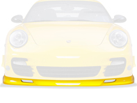 Front spoiler lip. Porsche 911 (997) TURBO / S 2005 - 2013 - FA240