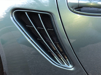 Grilles d'admission latérales. Porsche 987 Gen 1 et Gen 2 Cayman et Cayman S