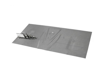 Battery floor section with bracket. Porsche 356B T6 / 356C - 64450103706 - PP102, P102