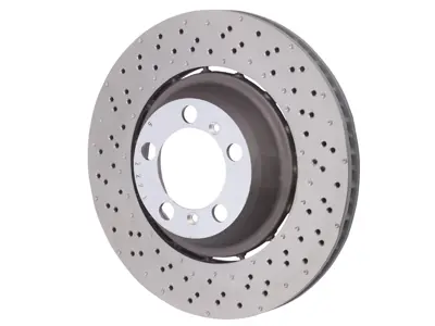 Bremsscheibe hinten, leicht, gebohrt-gerillt, 380x30mm. Porsche 991 GT3 - 99135240780, 99135240880 - PRL41587, PRR41687