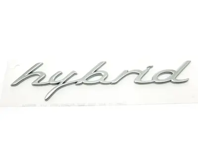 HYBRID - Stemma posteriore cromato per Porsche 958 Cayenne MKIII - 95855967510, 958559675100C1