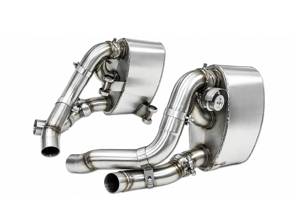 Kit silenziatore di scarico posteriore sportivo. Porsche 997.2 - 99711131130, 99711131131, 99711131230, 99711131231, 99711199531, 99711199631, 99711151230, 99711151231, 99711151131 - CARP97DFIETFLAP