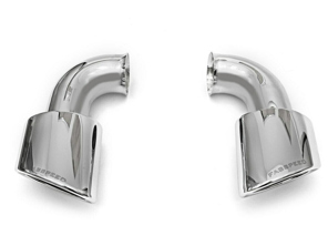 Exhaust muffler / silencer bypass with tail pipes. Porsche 993 Turbo - 99311104554, 99311104555, 99311104654, 99311104655, 99311125150, 99311125153, 99311125154, 99311125254, 99311125253, 99311125250