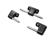 Sun visor mount set. Porsche 914 1970 - 1976 - 91473132710, 96473131940, 90173132341, 91173101540, 91173132340, 96473132040, 91173101640, 91173132440