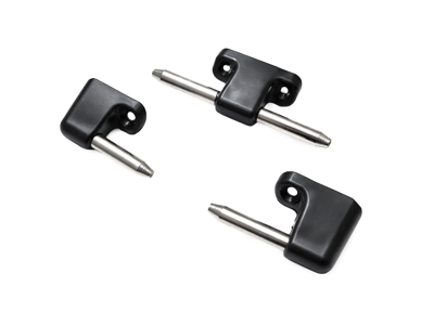 Bevestigingsset voor zonneklep. Porsche 914 1970 - 1976 - 91473132710, 96473131940, 90173132341, 91173101540, 91173132340, 96473132040, 91173101640, 91173132440