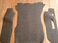 Trunk Carpet Set. Porsche 911 1974-76