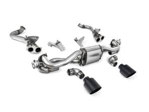 Sistema de escape deportivo Milltek con bypass GPF/OPF, tubos de escape GT-115 en negro Cerakote. Porsche 718 Boxster/Cayman 2020>> - 982251053E, 982251053K, 982251053F, 982251053H, 982251053D, 982251053G, 982254351B, 982254351L, 982254351AA, 982254351P, 982254351R, 982254350B, 982254350L, 982254350AA, 982254350P, 982254350R - SSXPO185