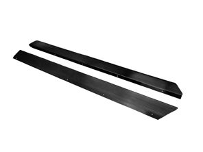Kit de protection de seuil de porte en aluminium noir. Porsche 911 (1965-1973) - 90155111550, 90155111650, 90155111551, 90155111651 - 1689815570, 1689815580