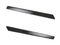 Door Threshold Side Sill Protector Kit Black Aluminium. Porsche 911 1965-73 - 90155111550, 90155111650, 90155111551, 90155111651 - 1689815570, 1689815580