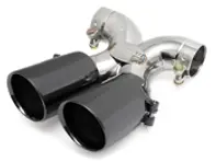 Tubo de escape Deluxe Dual Style Black Chrome. Porsche 987 Boxster / 987C Caimán - 98711125300, 98711125402, 98711125401, 98711125830, 98711125831, 98711125501, 98711125601, 98711198100
