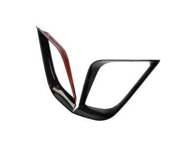 FRONT BUMPER INTAKE TRIMS IN CARBON 991.2 GTS - ML-ZDH111-MY
