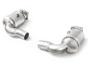 Akrapovic 连接管套件（带猫眼）适用于保时捷 991.2 Turbo / Turbo S 2018>> - 99711300930, 997113009AX, 99711301030, 997113010AX