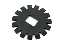 Plaque de verrouillage avant à rotule triangulaire. Porsche 911 1969-89 / 914 1972-76 - 90134142600