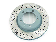 Rotor de disque de frein, avant. Porsche 993 C2/ C4 (référence OE 99335104301 / 99335104401) - 99335104301, 99335104401, 205809C, 205810C