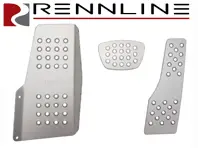 Rennline Aluminium 3 Piece Pedal Set Perforated. Porsche 911/912/930 COUPE Tiptronic - P44.22.11, P442211