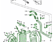 Radiator oliekoeler kit. Porsche 911 1984-89 - 93020704602, 93020711305, 93020704503, 93020711106, 93020705304, 93011019400, 93020723902, 90015100802, 90091002202, 91120730200, 91120730300, 91155914500, 91155914501, 90015100703, 90018703202, 99951108402, 90037803001, 93020736100, 99992000501, 99959142940, 93020735300, 93020731915, 93020712100, 90002500703, 93020792700, 93020792100, 99951116202, 93020726501, 93060611800, 90012300730, 91162412101, PCG62410400, 99945000602, 99950722902, 90007536302, 99965238100, N0120064