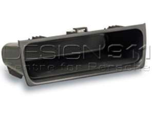 Ablage für Mittelkonsole vorn in Satinschwarz. Porsche 986 Boxster / 996 - 9965522430101C