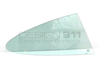 Achter 1/4 vensterglas, groene tint. Porsche 911 68-77 Coupé - 91154310202, 91154310207, 91154310102