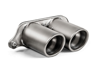 Akrapovic 尾管套件（钛合金）。保时捷 991.2 GT3 2018 - 99111125395, 99111125380 - TP-T/S/17