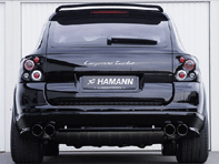 Achterklep achter onderspoiler. Hamann voor Cayenne