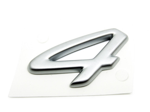 4 - kenteken. Porsche 993 - 993559241014PU, 993.559.241.01.4PU