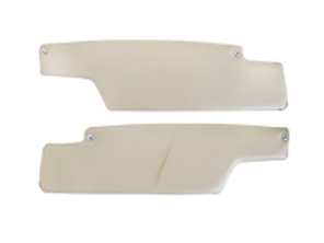 Set visiera parasole, avorio. Porsche 914 1970-76 - 91473104312, 91473104412