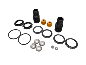 Kit revisione montaggio ammortizzatore POSTERIORE Porsche 986 Boxster - 90038001201, 99634310703, 9863328501, 9863350902, 98633350402, 98733350400, 98633350403, 98633330101, 98633350501