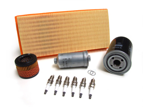Service-onderhoudsset voor Porsche 911 1978-80 180bhp Small Kit Olie, luchtfilters, bougies en meer - 93010776403, 93011019600, 91111018502, 93011340100, 90012311830, 99917016290