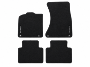 Tappetini con bordo in nabuk. Porsche Macan con guida a sinistra - 95B864435B, 95B864435DOS5, 95B864435DOT7, 95B864435DOR4, 95B864435DOL7