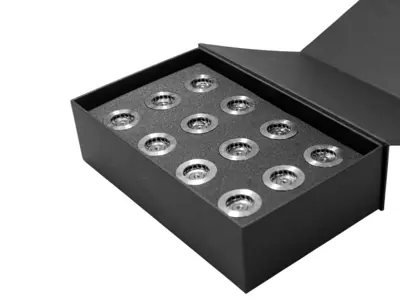 Juegos de discos de pistón de pinza de freno de titanio. Porsche 992.1 GT3 RS - 9GT615424A, 9GT615423A, 9GT615423C, 9GT615424C, 9GT615123L, 9GT615124L, 9GT615123K, 9GT615124K
