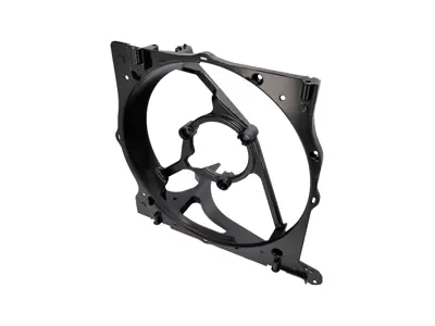 Support de ventilateur de radiateur à eau. Porsche 991 Turbo / 991 GT3 / 991 GT3 RS - 99110616501, 99110616601