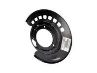 Remschijf afdekplaat ACHTER. Porsche Cayenne 955 / Cayenne 957 - 95535280120, 95535280220