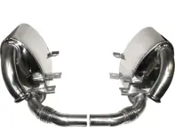 Silenciador de escape con tubo interior/exterior de 60 mm, deportivo con homologación TÜV/CEE Porsche 996 Carrera - 1620601010, 96300S, 96.300S, 99622096300SGT3, 705331061, 99611112155, 99611112170, 99611112156, 99611113154, 99611113156, 99611112256, 99611112270, 99611112257, 99611113254, 99611113276, 99611113157, 99611113177, 99611113168, 99611113166, 99611113174, 99611113266, 99611113274 - 1620601010