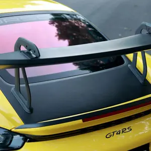 Carbon fibre tailgate with lightweight PC glass. Porsche 718 Cayman - 98151291181GRV - SRCFDCFTASSY