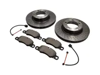 Ensemble plaquettes de frein avant et disques de frein. Porsche981 - 98135140101, 98135140201, 98135193904, 99160916500