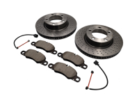 VORDERE Bremsbeläge und Bremsscheibenpaket. Porsche 981 - 98135140101, 98135140201, 98135193904, 99160916500