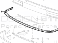 前笑脸橡胶。保时捷 965 Turbo - 96550514301, 9655051430101C, 9655051430201C, 9655051430301C