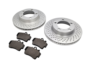 前刹车片和刹车盘套件 保时捷 987 Boxster / 987C Cayman - 98735140101, 98735140201, 98735193903