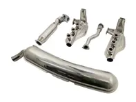 Exhaust Single Outlet 60mm & Heat Exchangers System Porsche 911 1974-83 - 91133091101S, 91122092100S, 91122092201S, 93011116905, PCG91121100, 92201KIT