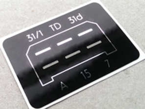 CDI Ignition Module Box decal. Porsche 911 SC / CARRERA (1978 – 1989) - 91160270255