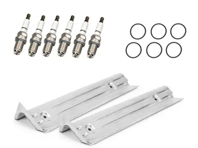 Kit candela e scudo termico. Porsche 996 Carrera 2002>> / 997.1 Carrera - 99917022390, 99970176141, 99610444502