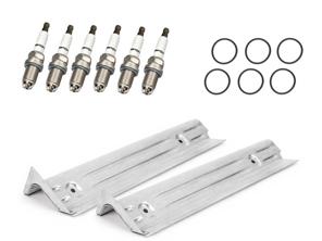 Zündkerzen- und Hitzeschutzblechsatz. Porsche 996 Carrera ab 2002 / 997.1 Carrera - 99917022390, 99970176141, 99610444502